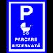Placuta pentru parcare rezervata parintilor cu caruturi cu copii